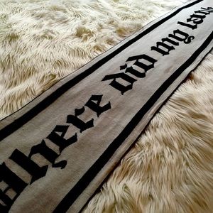 L.A.M.B. Cashmere scarf “where did my lamb go?”